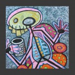 Morning Coffee / acrylic on panel / 24 x 24 in / Mr. Hydde