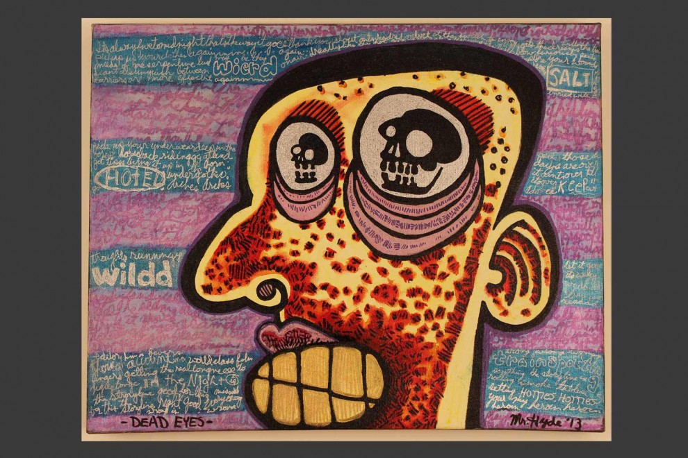 Dead Eyes / acrylic on canvas / 16 x 20 in / Mr. Hydde